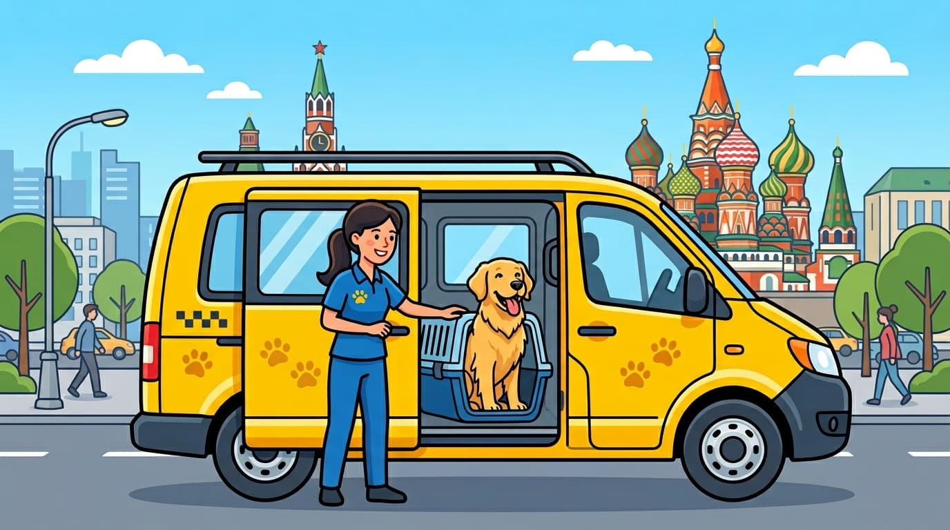 Иллюстрация статьи: Как заказать зоотакси онлайн: калькулятор и пошаговый чек-лист